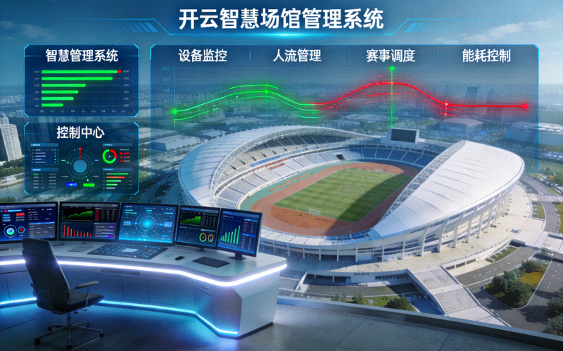 开云智慧场馆管理系统控制大型体育中心