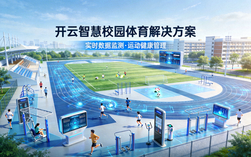 开云智慧校园体育解决方案应用于现代化大学操场